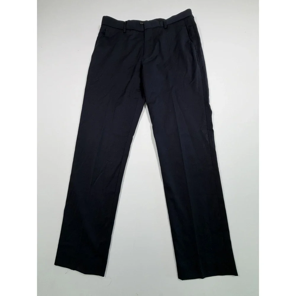 J Crew Ludlow Pants Men's 31x30 Wool Blend Slim Four Season Wool Navy Blue